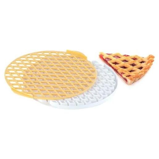 Stampo Per Crostata In Acciaio Al Carbonio | 32 Cm | 7 Strati Antiaderente | Per Dolci E Salate | Nero - Foto 14