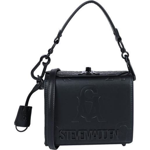 Steve Madden BRAMONIES - Borsa a tracolla - black/gold/nero