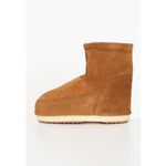 Stivali donna beige scamosciati