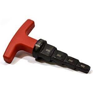 Set Tagliatubi E Svasatore Premium - Per Tubi Compositi Fino A 42 Mm, Calibratore Per 16, 20, 25 Mm, Lama Acciaio Inox