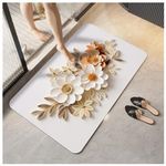 Tappeto bagno bianco