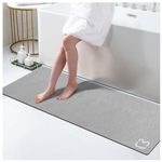 Tappeto bagno grigio