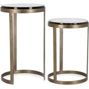 Tavolino ottone e vetro