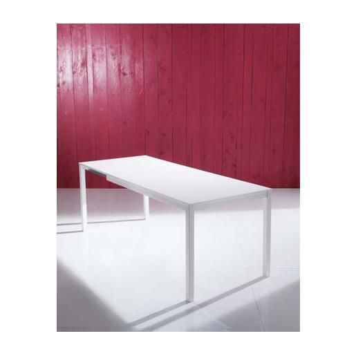 Tavolo da Bar Bianco 180x80x110 cm in Legno Massello di Pino