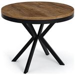Tavolo rotondo 90 cm allungabile