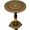 Tavolo rotondo legno stile vintage