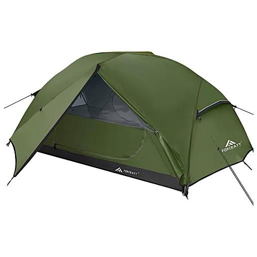 Winterial Tenda Da Campeggio 3 Stagioni Per 3 Persone - Compatta, Con 4 Pali Metallici E Telo Pioggia