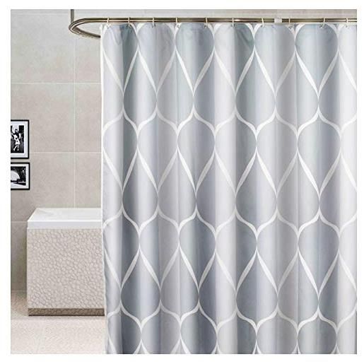 Uiiooazy Tenda Doccia Antimuffa, Tenda Da Doccia 120x200cm Bambù - Foto 2