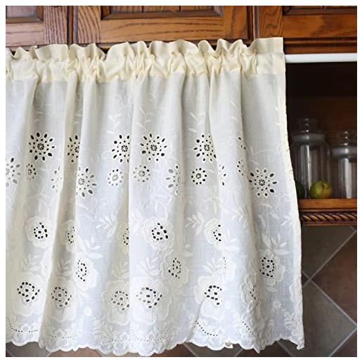 Coppia Tende A Pannello Topchances Per Interni/Esterni 137x275 Cm – Bianco, Con Occhielli Argento, Protezione UV, Retro Nero, Per Patio E Pergolato