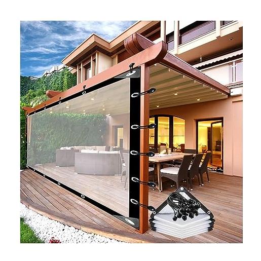 Tenda Parasole 3,5x3,5 M In HDPE – Blocco UV 90%, Traspirante, Per Pergolati E Terrazzi – Include Fascette E Corde