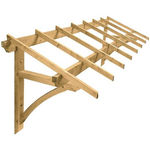 Tettoie in legno per esterni