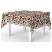 Tovaglia plastificata felpata