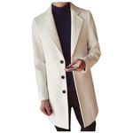 Trench beige uomo
