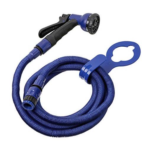 Tello Da Giardino Estensibile 10 Metri Con Pistola Multifunzione – H&S, Ideale Per Innaffiare E Pulire
