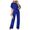 Tuta blu donna elegante