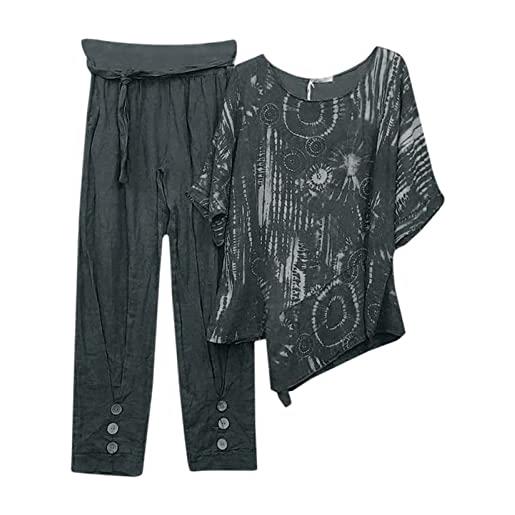 Tutine Donna Estivi Corto Monocromo Tuta Pantaloncini Eleganti Unico