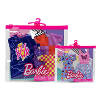 Paniate - Abiti Barbie confezione 2 pezzi con accessori Mattel in offerta  da Paniate
