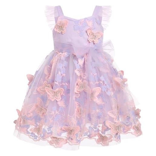 Bambina Abito Cerimonia Vestito Principessa Per Bambina Con Petali