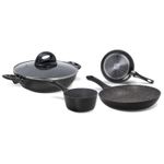 Aeternum Essential Black batteria di pentole