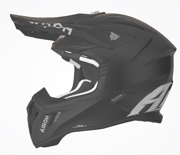 Aviator Casco Da Cross Nero Opaco Styling Airoh Aviator Matte