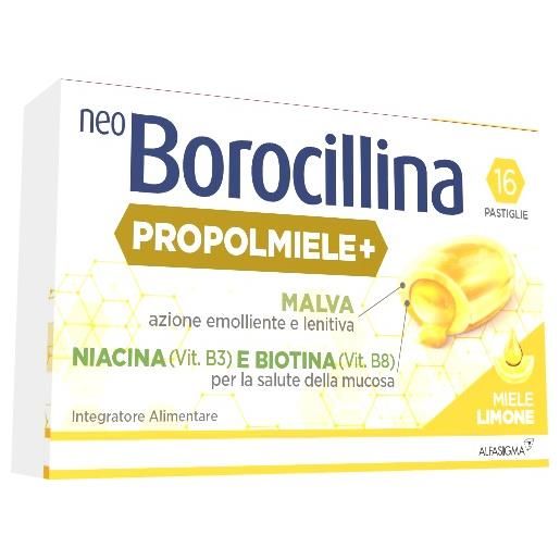 Alfasigma Neoborocillina Propolmiele+ 16 Pastiglie