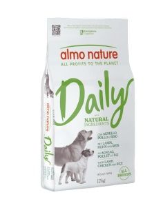 Almo Nature Daily Adult All Breeds Cane (Agnello Pollo e Riso) - secco