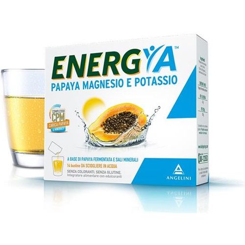 Angelini Energya Papaya Magnesio e Potassio Bustine