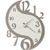 Arti e Mestieri Orologio da parete Karma