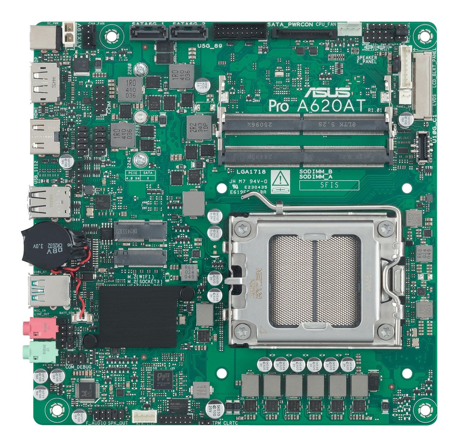 SCHEDA MADRE ASROCK MINI ITX PV530A CPU ATOM D530 INTEGRATA