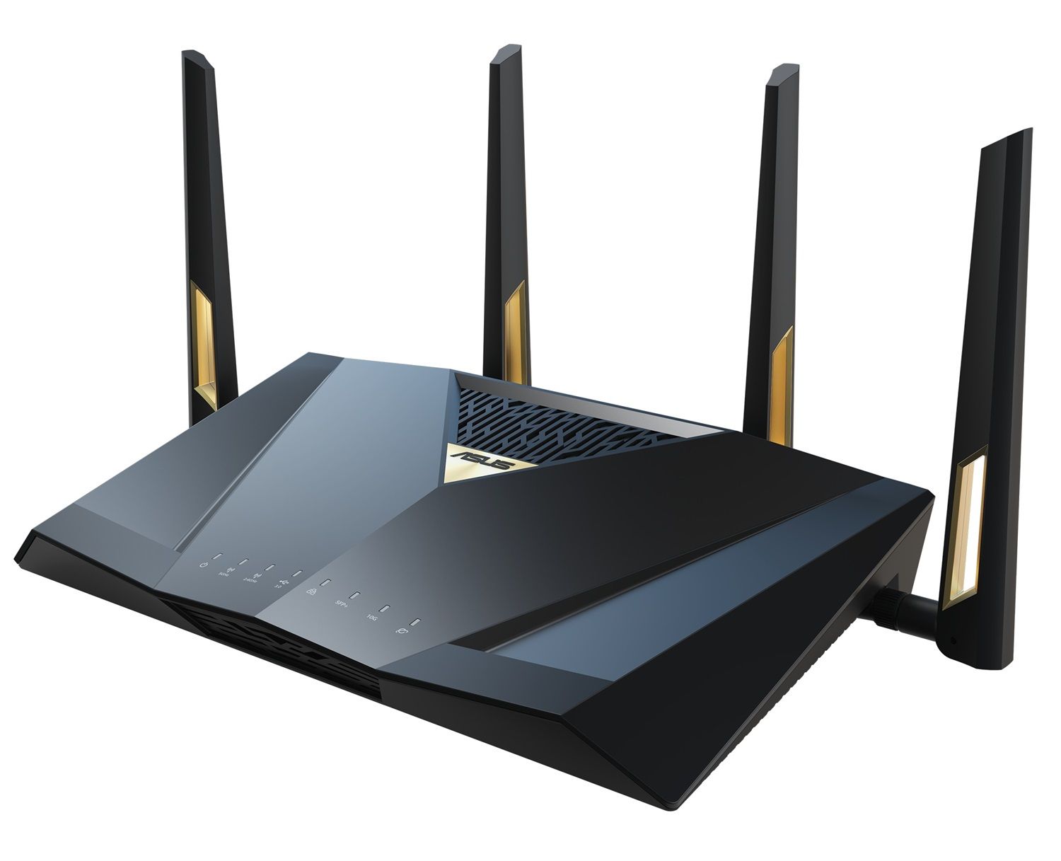 Asus ROG Rapture GT-BE98 Pro First Quad-Band WiFi 7 Gaming Router supporta 320 MHz, doppia porta da 10 G, accelerazione di gioco a triplo livello, modalità di gioco mobile, sicurezza senza