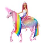 Barbie Dreamtopia Unicorno Grande con bambola