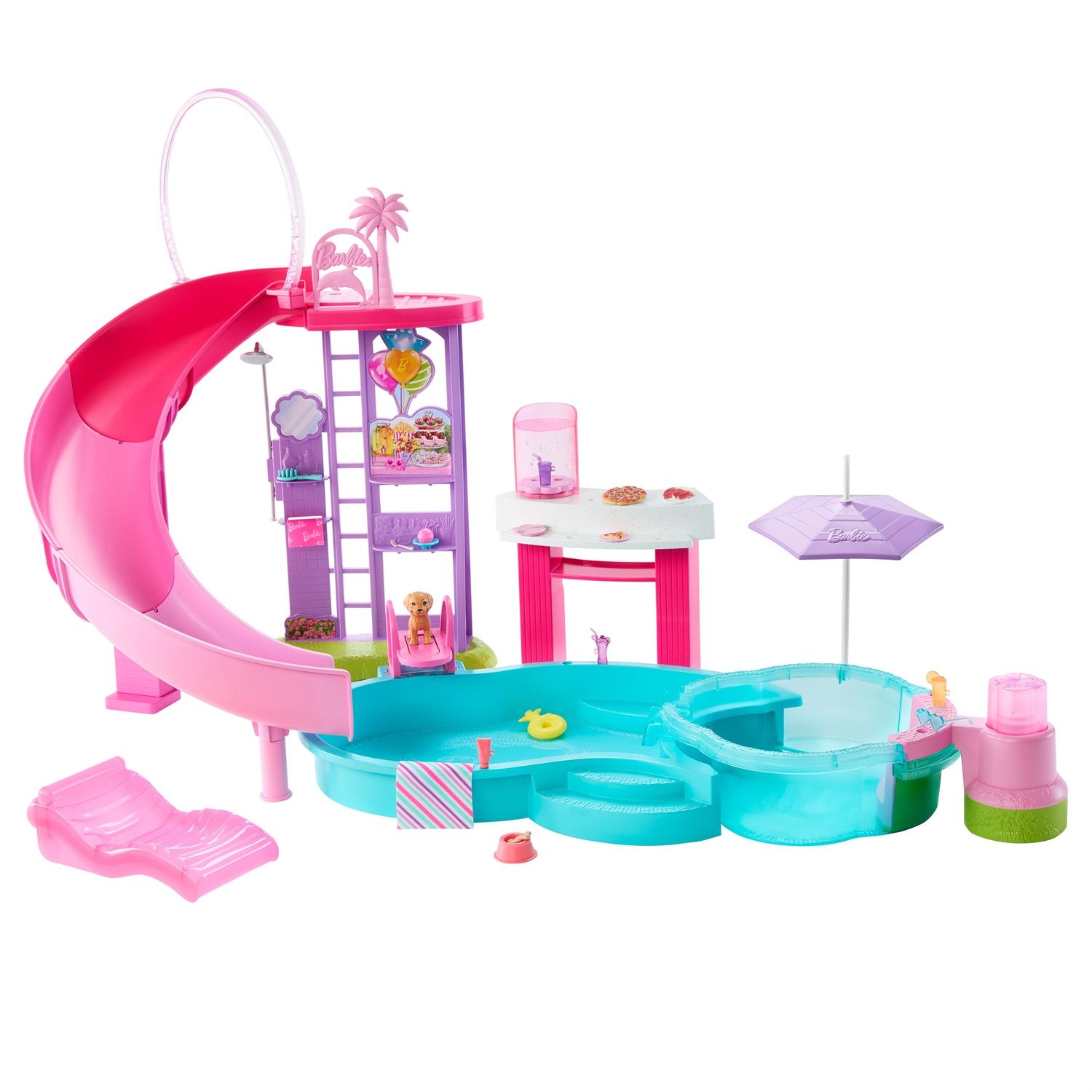 Barbie - Bambola Barbie Chelsea, Skatepark Playset, Con 2 Cuccioli Rampa Monopattino Adesivi E 15 Pezzi Aggiuntivi Giocattolo Per Bambini 3 Anni Hjy35 0 1