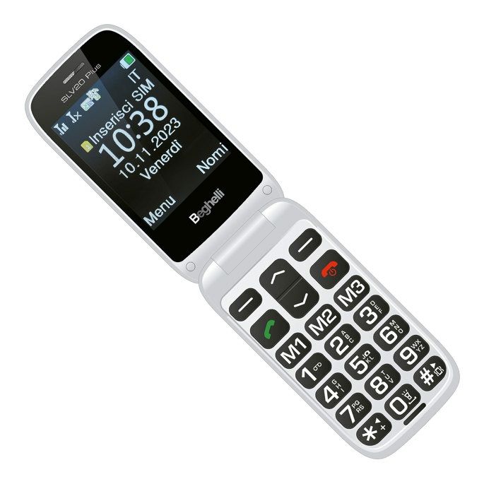 Artfone C1 Nero - Telefono Cellulare Per Anziani Con Tasti Grandi Alto%e4%b8%a8funzione Sos%e4%b8%a8chiamata Rapida%e4%b8%a8funzione Di Orario%e4%b8%a8batteria Da 1800 Mah%e4%b8%a8doppi