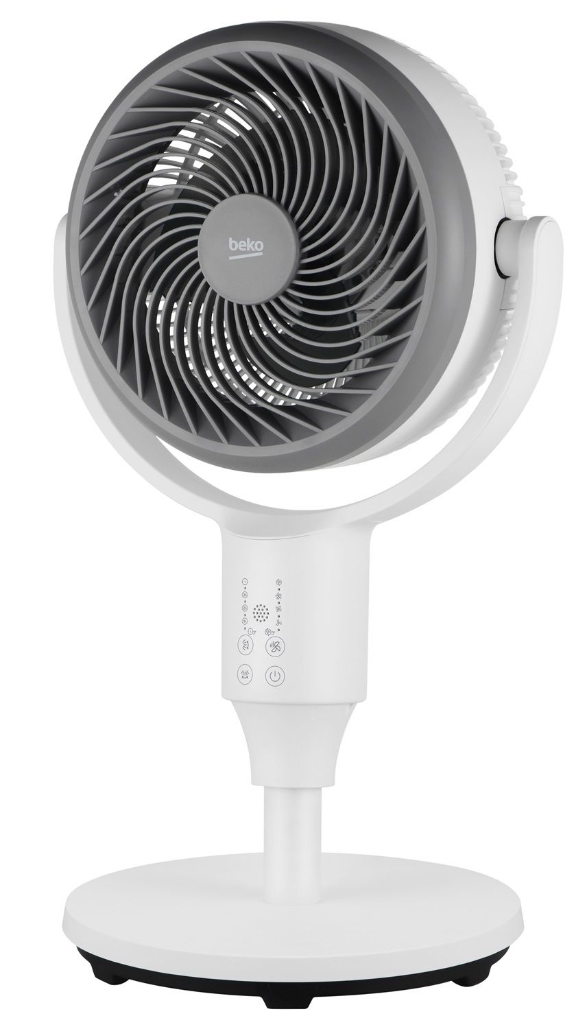 Ventilatore da tavolo pieghevole USB bianco, mini ventilatore elettrico