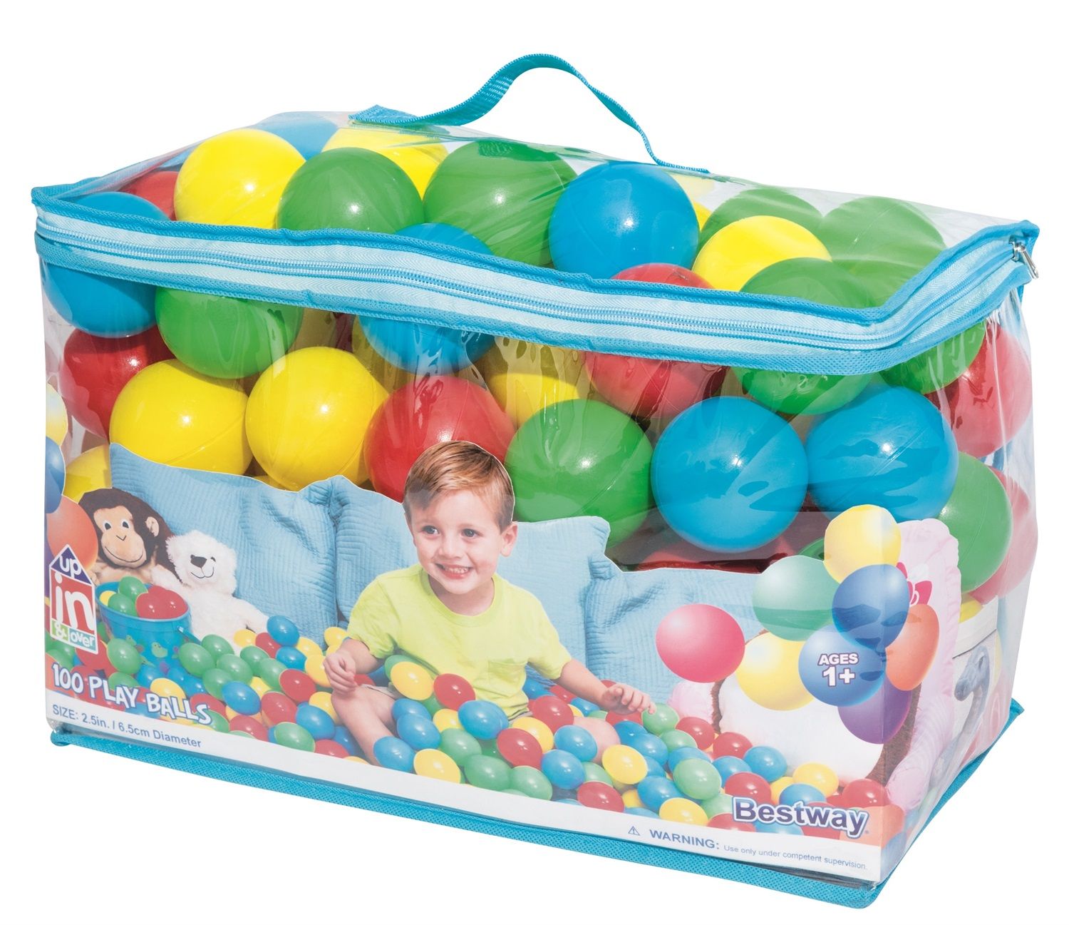 Borsa di 100 Palline Colorate per Bambini