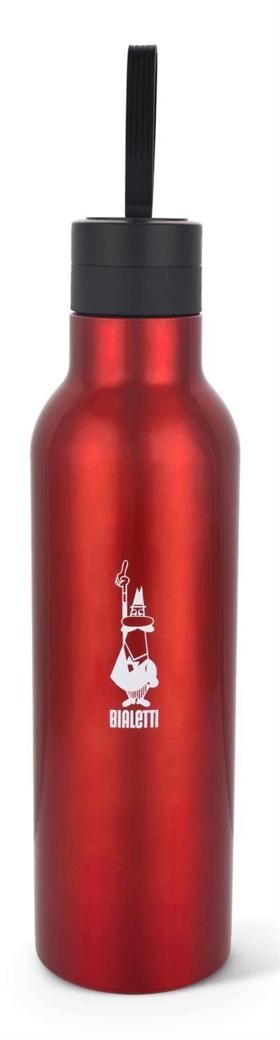 Moka Express Red da 3 Tazze y Bottiglia Termica Red da 500 ml Confezione Regalo Bialetti Moka To Go Set 