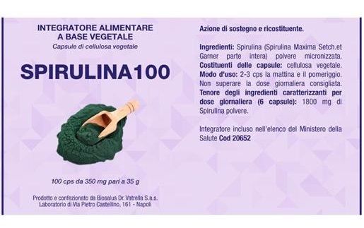 Biosalus Spirulina 100 Capsule