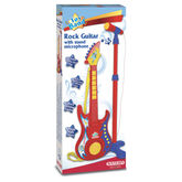 Bontempi Chitarra Elettrica con microfono da palco