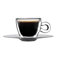 Bormioli Thermic Glass tazza espresso con piattino