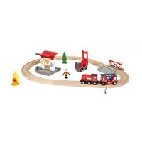 Brio Set ferrovia dei vigili del fuoco (33815)