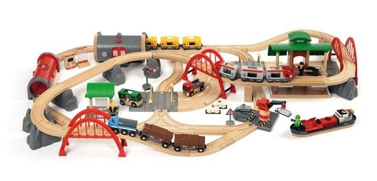 Pista Trenino Legno Brio Deluxe Set Giochi In Legno Brio BRIO