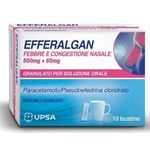 Bristol-Myers Squibb Efferalgan febbre e congestione nasale 500mg+60mg