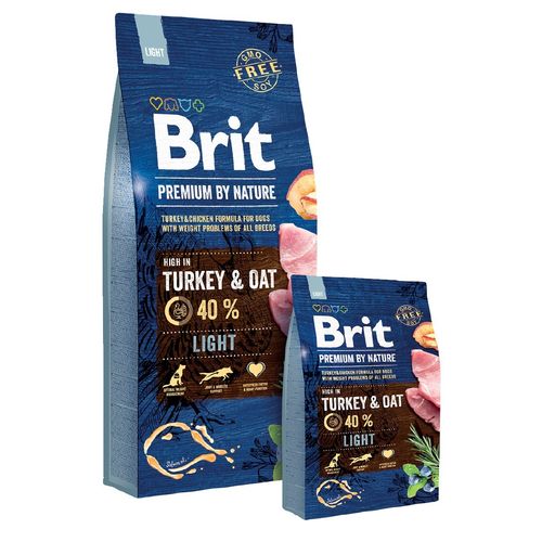 Brit Premium by Nature Light Cane (Tacchino) - secco