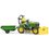 Bruder John Deere trattore tosaerba con rimorchio