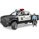 Bruder Pickup Polizia Ram 2500 con poliziotto