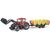 Bruder Trattore Case IH Optum 300CVX e rimorchio caricaballe