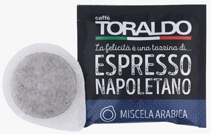 CAFFÈ TORALDO, Cialde ESE 44, Caffè Selezionato, Tostato e Torrefatto in  Italia