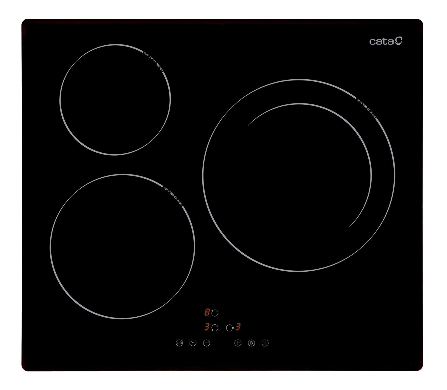 CATA Piastra induzione IB 6303 E2 BK 3 Aree Cottura Controllo Tactil 9