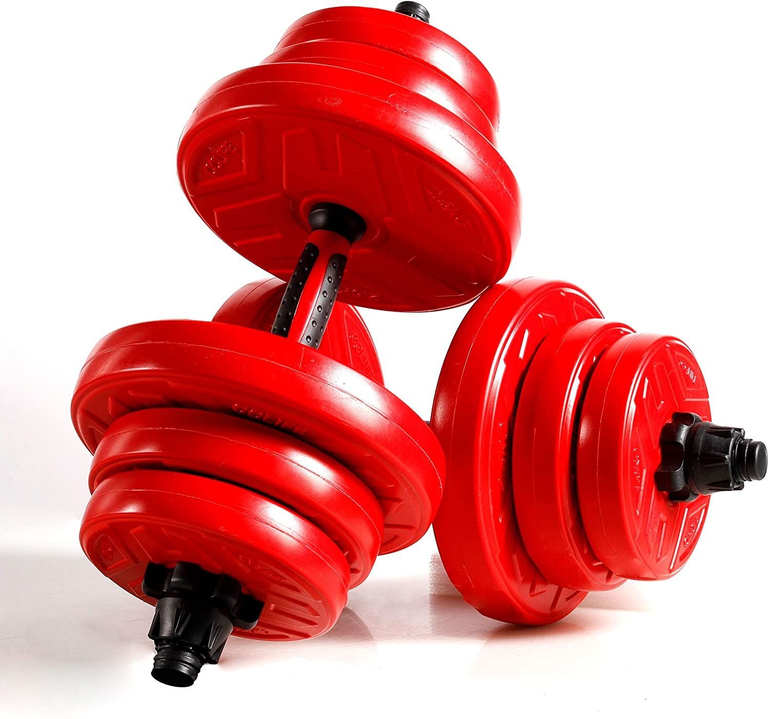 Trainhard Set Bilanciere Per Curl 1,3 M + 40 Kg Dischi In Cemento – Palestra Casalinga