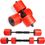 Cclife Fitness Set Manubri e Bilanciere con Dischi in TPR